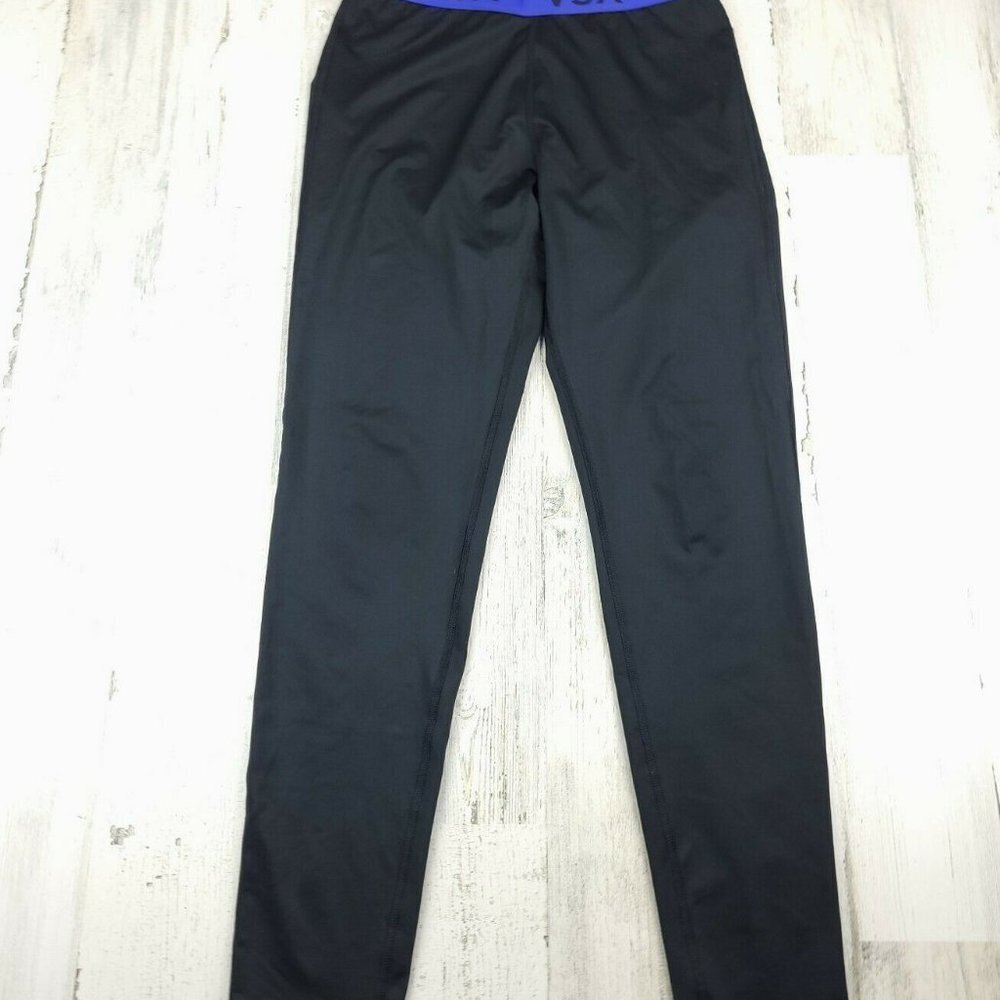 Victoria's Secret VSX Sport Black Leggings Size M (25x27.5) EUC